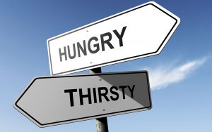 hungry-thirsty